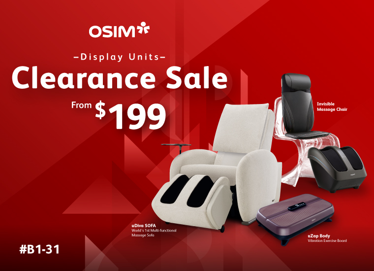 OSIM Display Sets Clearance Sale